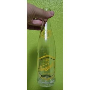 Rare Vintage Antique Soda Pop Glass Bottle‎ PC Fauerbach Beverages Wisconsin